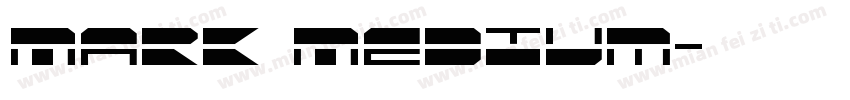 Mark Medium字体转换